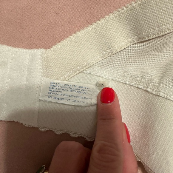 Vintage Sears Darling white lace bustier / corset top - Picture 4 of 6